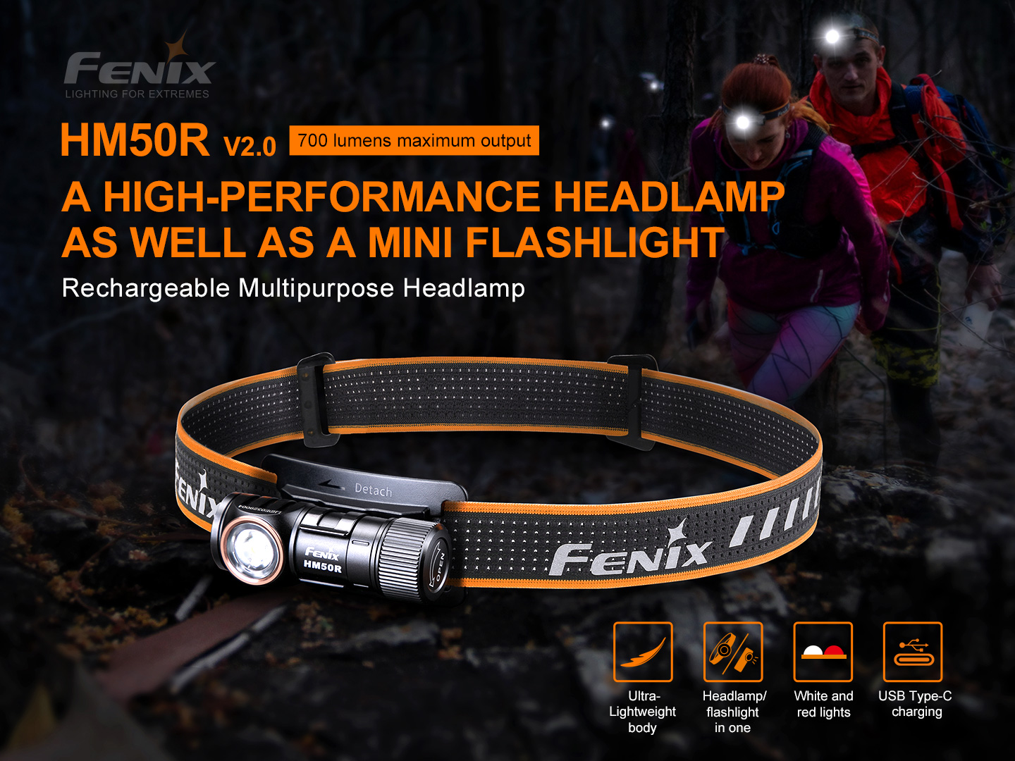 Fenix HM50R V2.0 pealamp